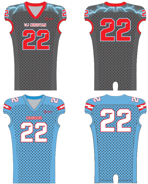 High Quality Sublimated Custom Reversible American Football Jerseys