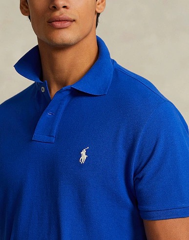 POLO RALPH LAUREN | Bright blue Men's Polo Shirt | YOOX