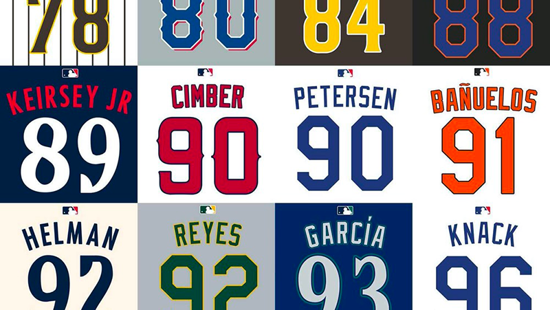 do baseball jersey numbers mean anything