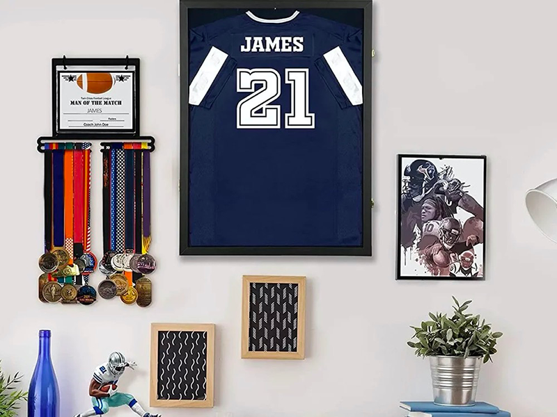 how to frame a baseball jersey in a shadow box3
