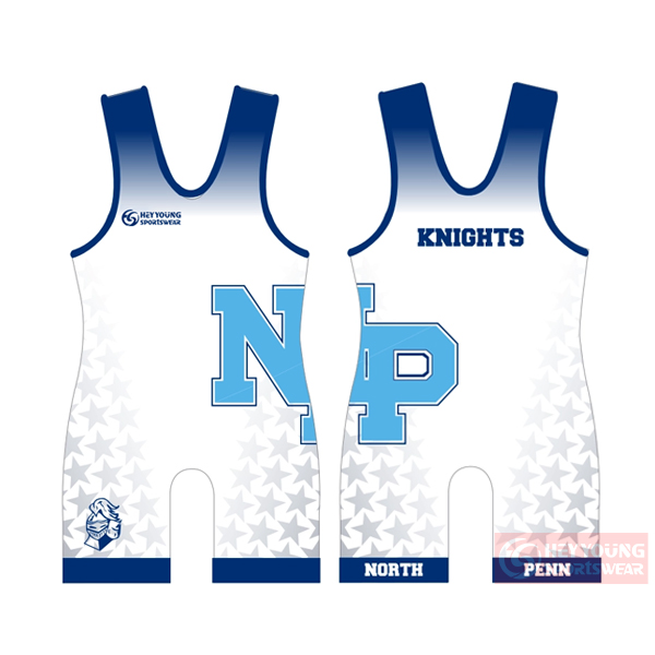 Wholesale Cheap Men Sublimated Custom Wrestling Singlet