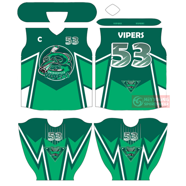 Custom Cheap New Design Sublimated Hockey Jerseys