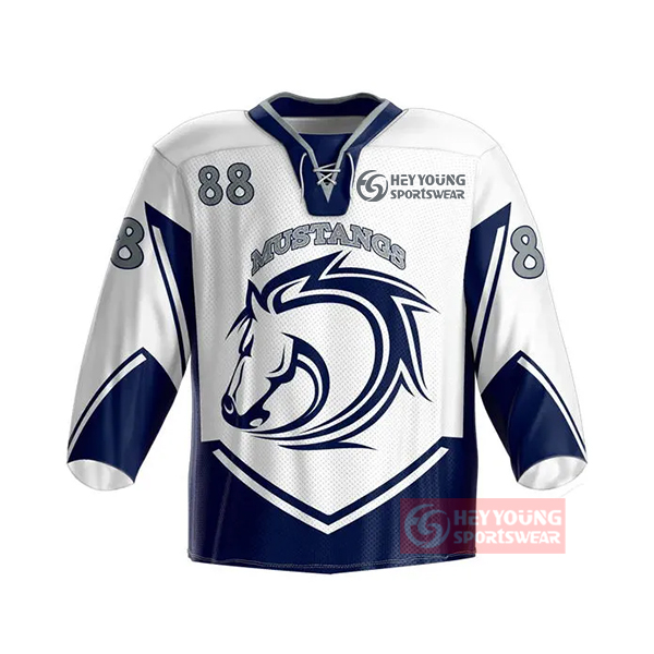 Custom Printing Sportswear Team Lace-up Ice Hockey Wear Jersey
