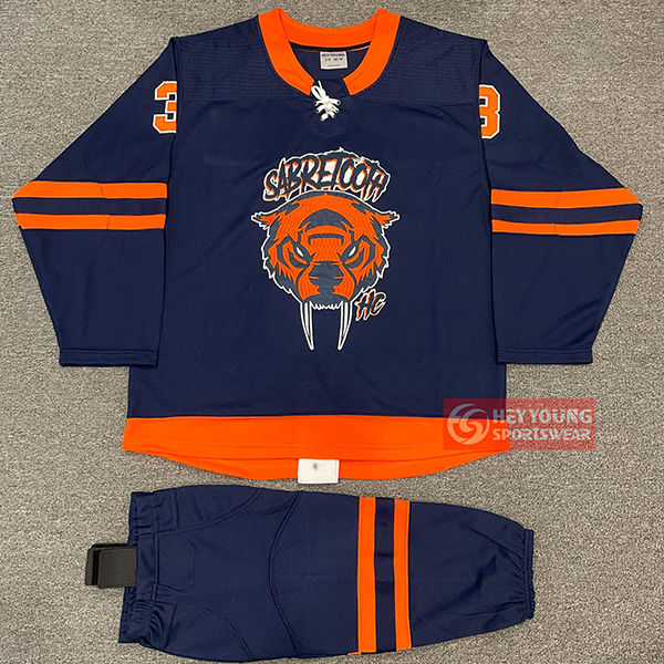 High Quality Sublimated Blank Sports Dry-Fit Adults Breathable Hockey Jerseys