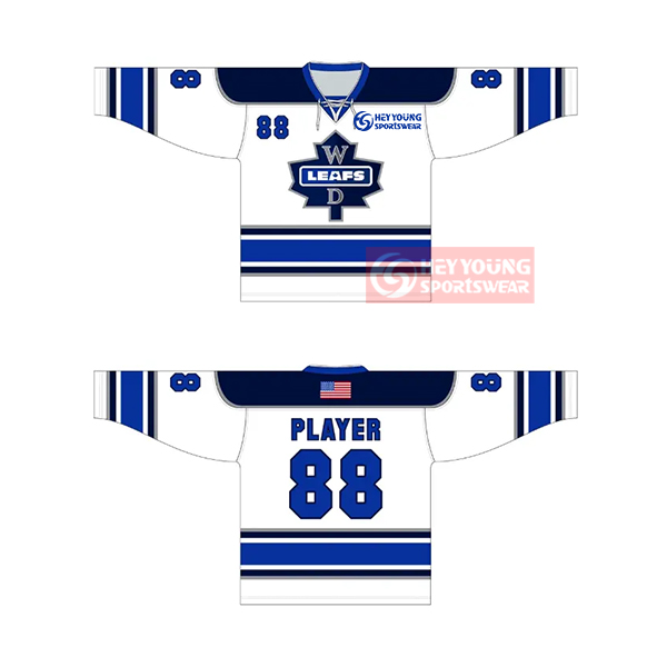 Top Quality Custom Made Lace-up Sublimated Hockey Jerseys