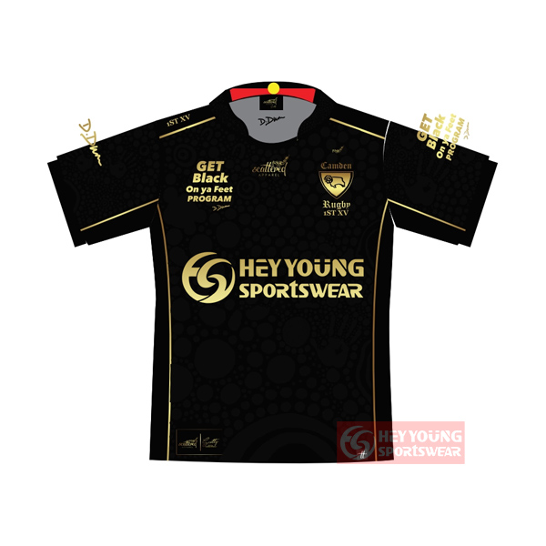100% Polyester Cheap Sublimated Design Manufacture Rugby Jersey