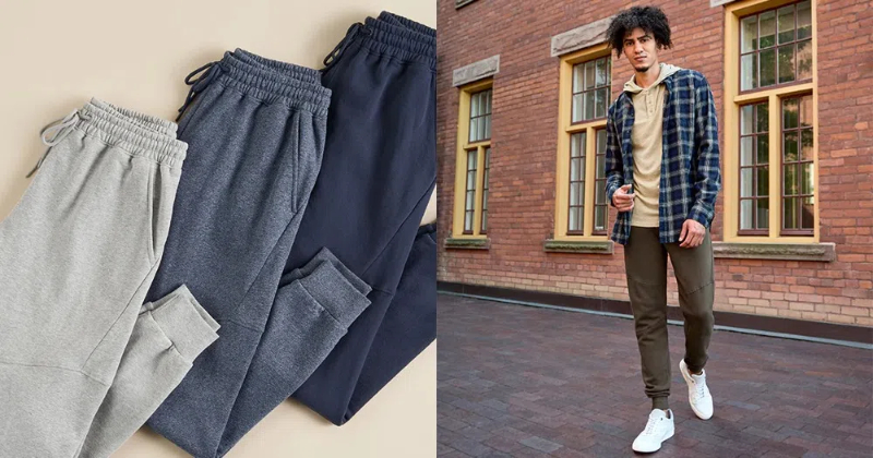 how to wear jogger sweatpants guys
