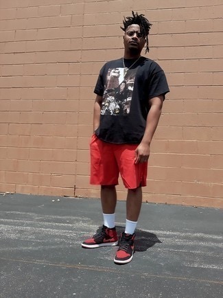What Color Shirt Matches Red Basketball Shorts?