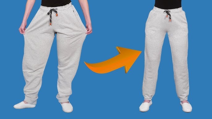 how to shrink sweatpants1