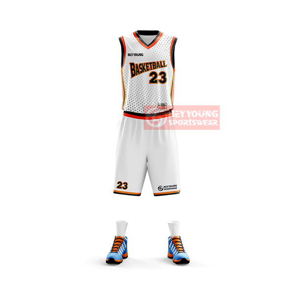 Wholesale Blank Breathable Custom Sublimated Men Basketball Uniform