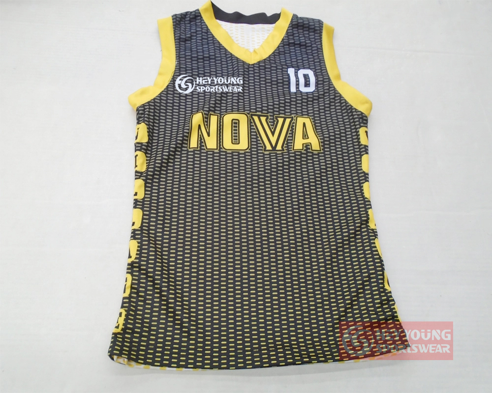 Custom High Quality Quick Dry Mesh Sublimation Printing Team Basketball Uniform
