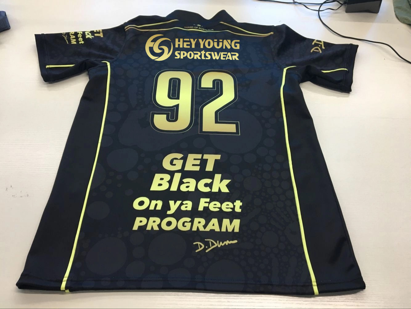 100% Polyester Cheap Sublimated Design Manufacture Rugby Jersey