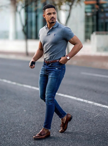 How To Wear Polo Shirts with Jeans?