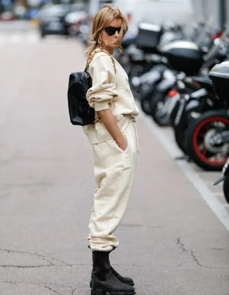 14 Ways to Wear Your Beloved Sweatpants Outside