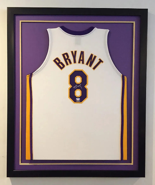 how to frame a basketball jersey diy1