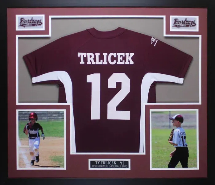 How To Frame A Baseball Jersey Front Side?