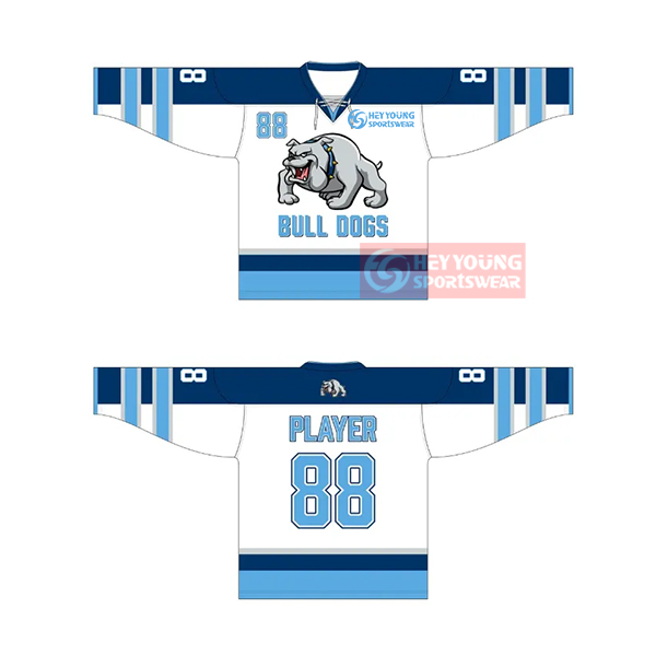 Top Quality Custom Made Lace-up Sublimated Hockey Jerseys