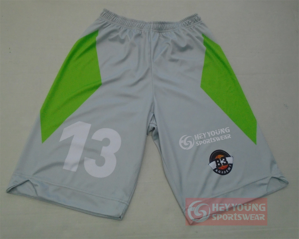 100% Polyester Custom Team Design Sublimated Basketball Short