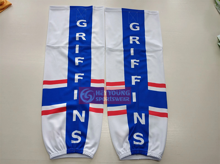 Custom Cheap Sublimated Hockey Socks