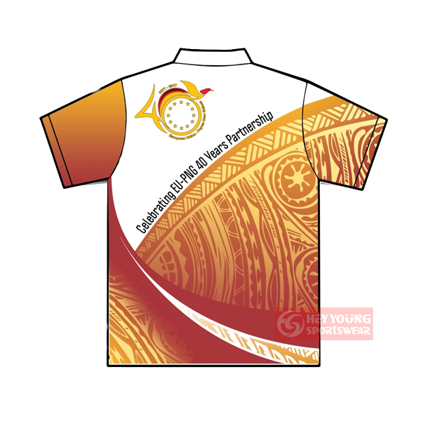 Wholesale 100% Polyester Cheap Sublimation Custom Design Polo Shirt
