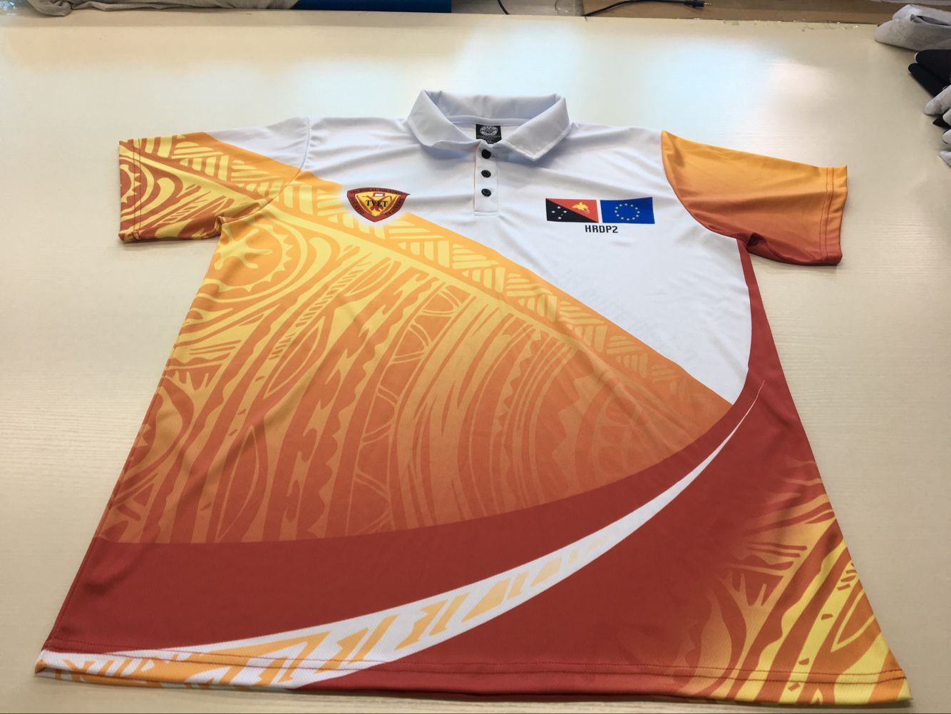 Wholesale 100% Polyester Cheap Sublimation Custom Design Polo Shirt