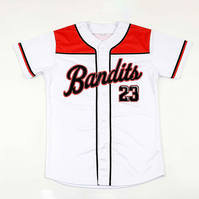 Custom Made Sublimated Printing Full Button Baseball Jersey