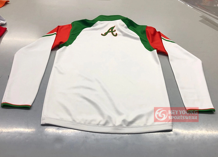 Custom Manufacturing Quarter ZIP Baseball Jacket