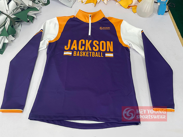 Custom Sublimated Baseball Quarter ZIP Jacket