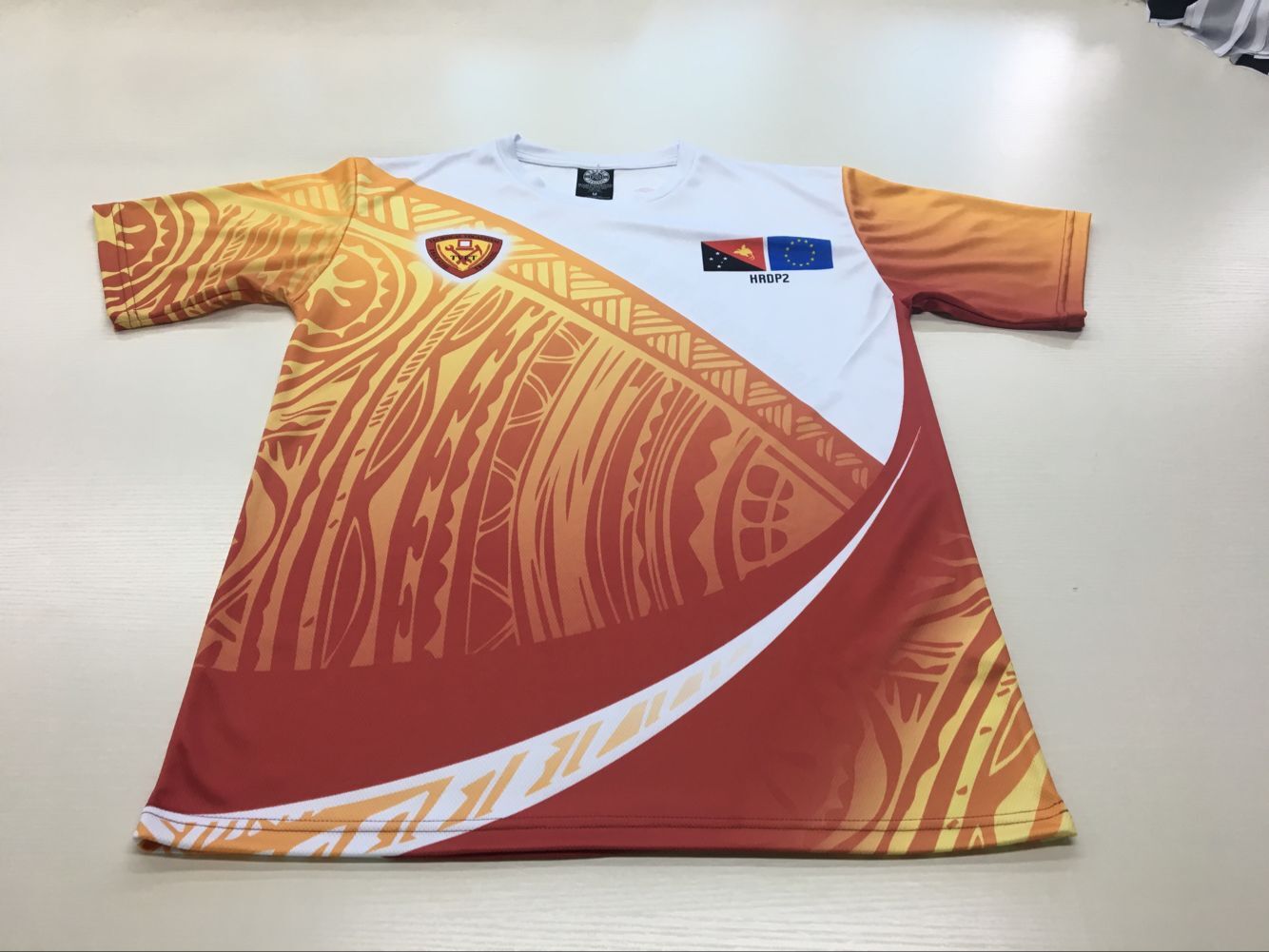 Wholesale 100% Polyester Lightweight Mesh Fabric Custom Sublimation T-Shirts