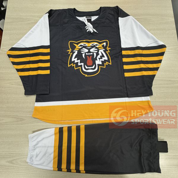 Custom Made Fully Dye Sublimation Printing Men Street Wear Vintage Ice Hockey Jersey Shirts