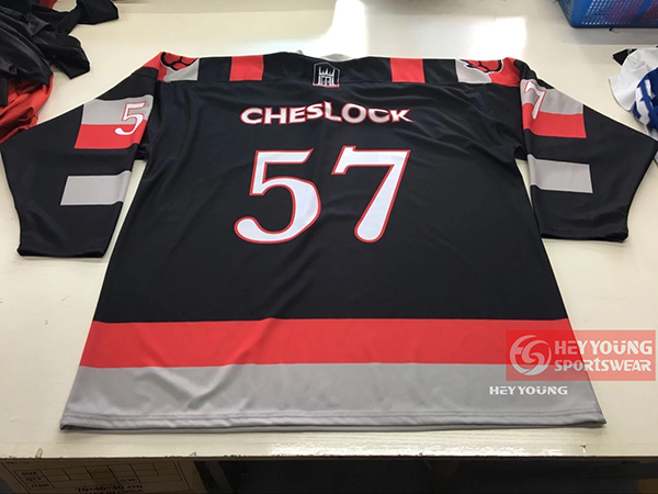 Top Quality Custom Made Lace-up Sublimated Hockey Jerseys