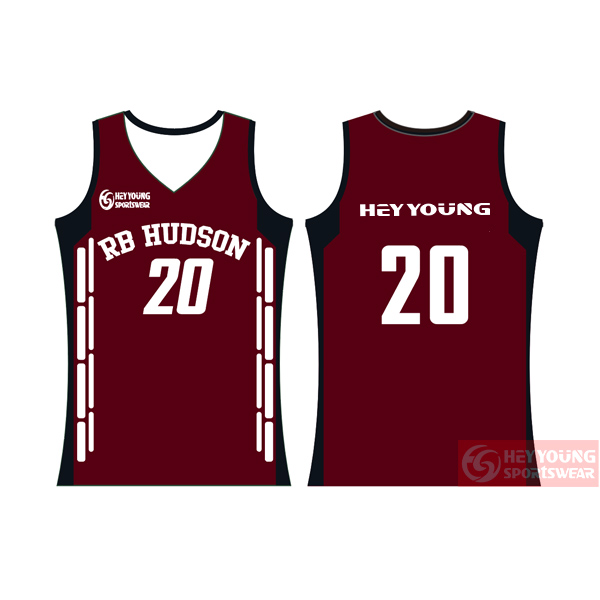 Wholesale 100% Polyester Cheap Sublimated Custom Design Basketball Jersey