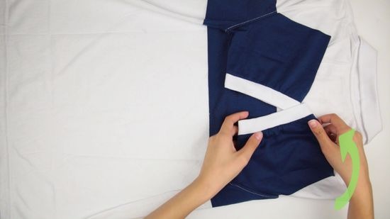 how to fold polo shirts for packing1