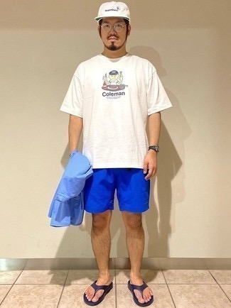 How To Style Bright Blue Basketball Shorts?