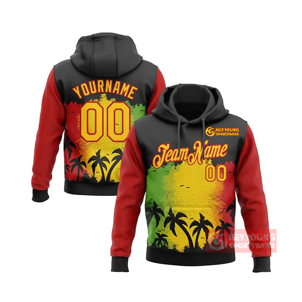 OEM Polyester Sublimation Sportswear Blank Hoodie Sweatshirts