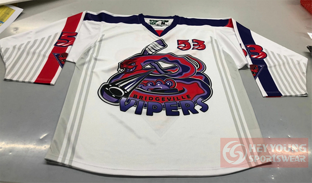 Manufacturing Cheap Custom Design Sublimated Ice Hockey Jerseys