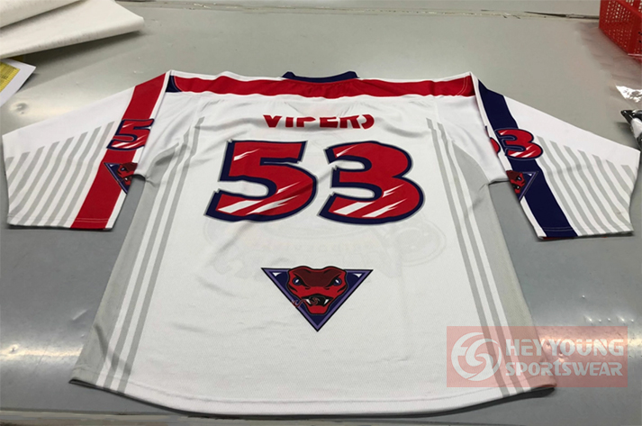 Manufacturing Cheap Custom Design Sublimated Ice Hockey Jerseys