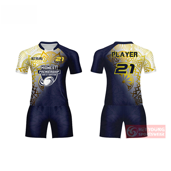 Sublimation Custom Design Rugby Jersey Sublimation Printing Design Rugby Shirt