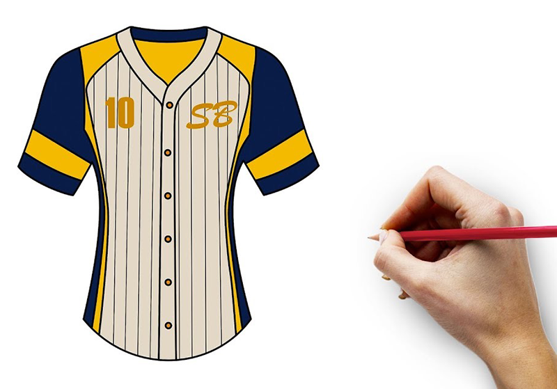 How To Draw A Realistic Baseball Jersey Step by Step?