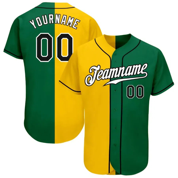 How To Get A Half Half Baseball Jersey Made?