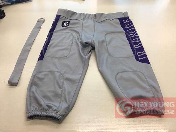 Wholesale 100% Polyester Custom Design Sublimated American Football Pants