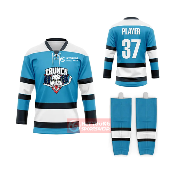 Top Quality Sublimated Sportswear Ice Hockey Uniform Fully Customized Ice Hockey Wear Jersey