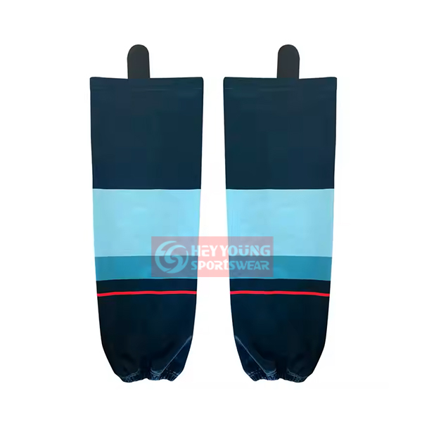 Wholesale Cheap Custom 100% Polyester Ice Hockey Socks