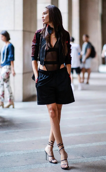 how to wear basketball shorts as a dress2