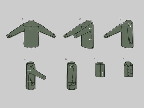 how to pack polo shirts for travel2