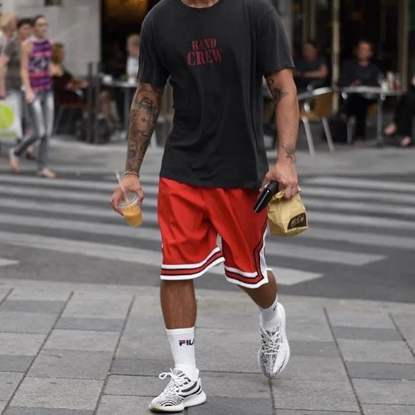 how to dress like a guy basketball shorts