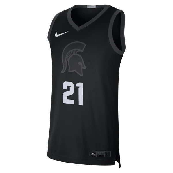 what is on the front of michigan state basketball jersey2