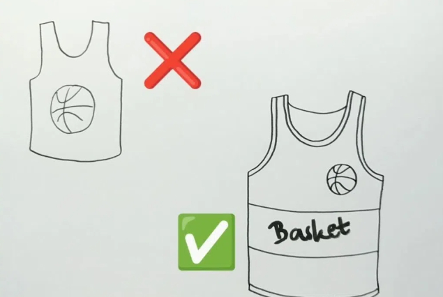 how to draw a basketball jersey