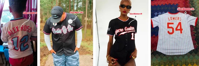 will a mens baseball jersey fit women1