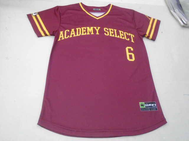 High Quality Custom Design Sublimation Printing V-Neck Baseball Shirts